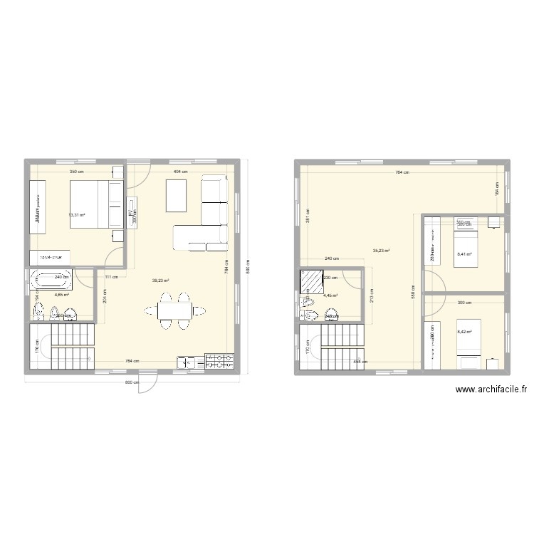 casa2. Plan de 0 pièce et 0 m2