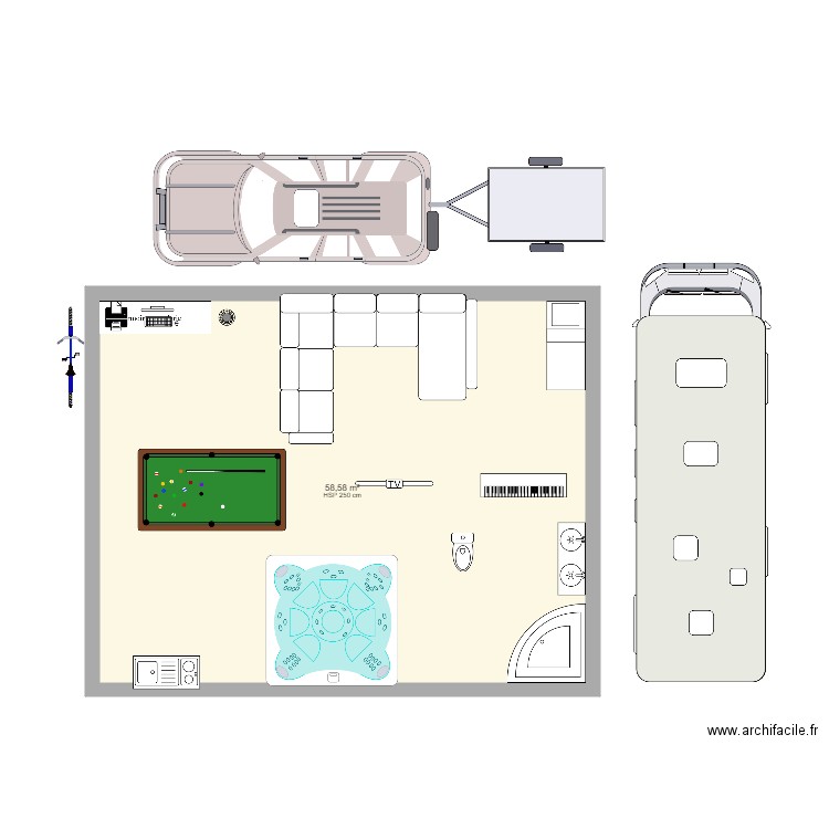 Picouret. Plan de 0 pièce et 0 m2
