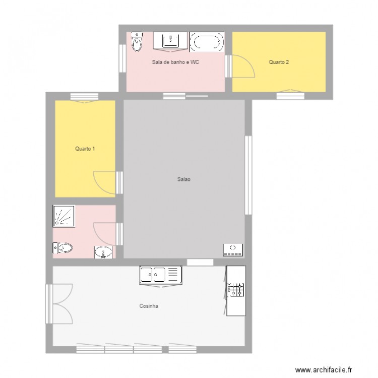 Casa de fatima e joao. Plan de 0 pièce et 0 m2