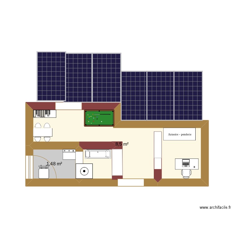 Le maisob. Plan de 0 pièce et 0 m2