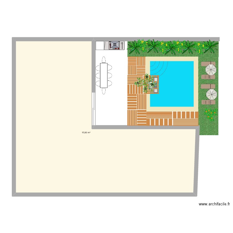 Frances. Plan de 0 pièce et 0 m2