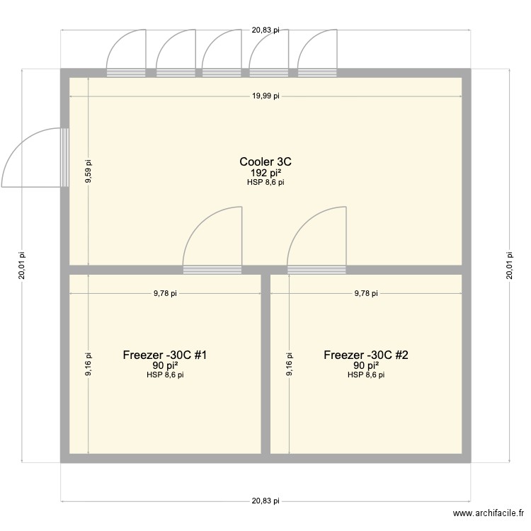 Cooper 3 Room FINAL. Plan de 0 pièce et 0 m2