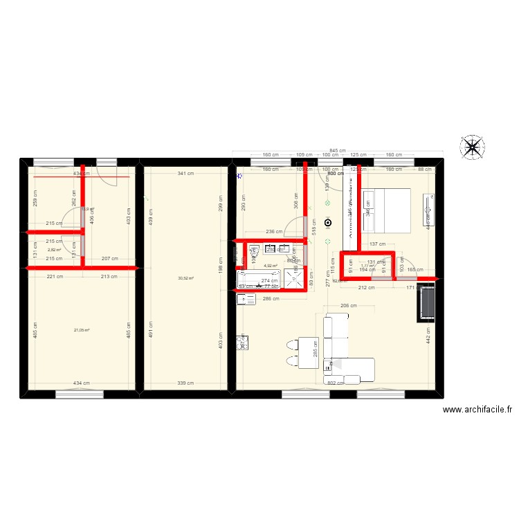 4444. Plan de 0 pièce et 0 m2