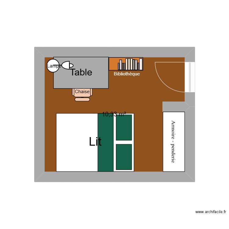 My Room. Plan de 0 pièce et 0 m2