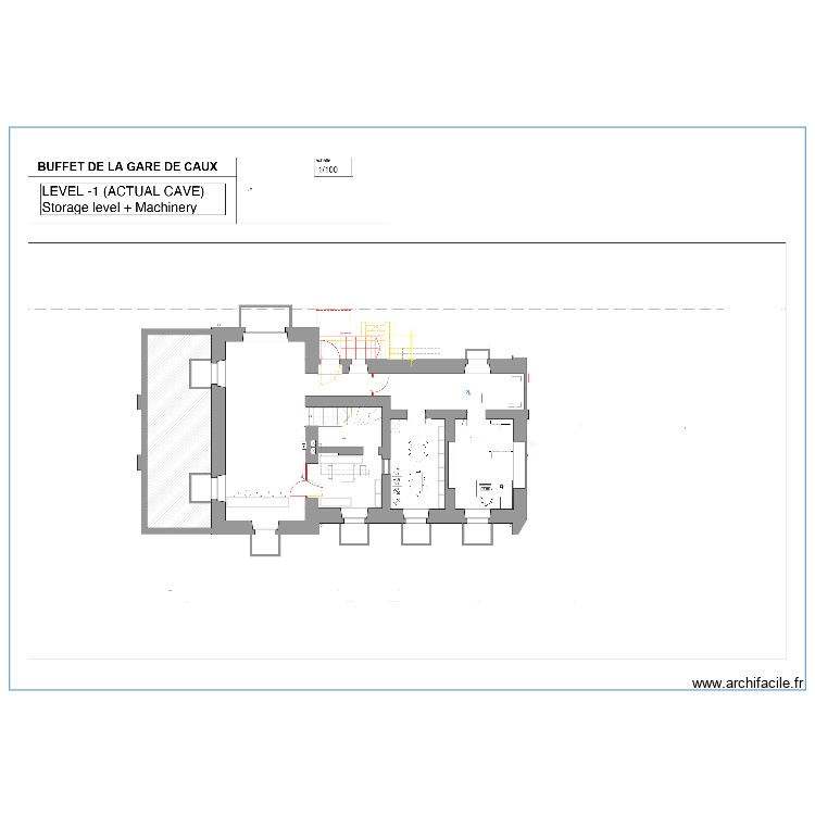 -1 level. Plan de 0 pièce et 0 m2