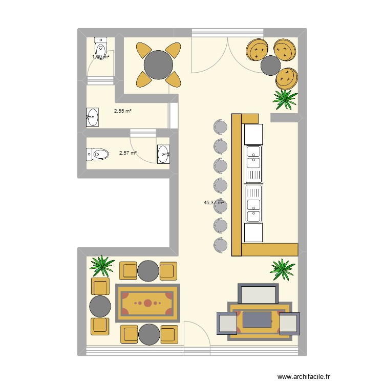 dejavu . Plan de 0 pièce et 0 m2