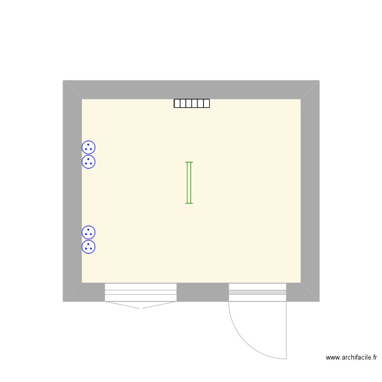 10x10 open Plan Jackleg. Plan de 0 pièce et 0 m2