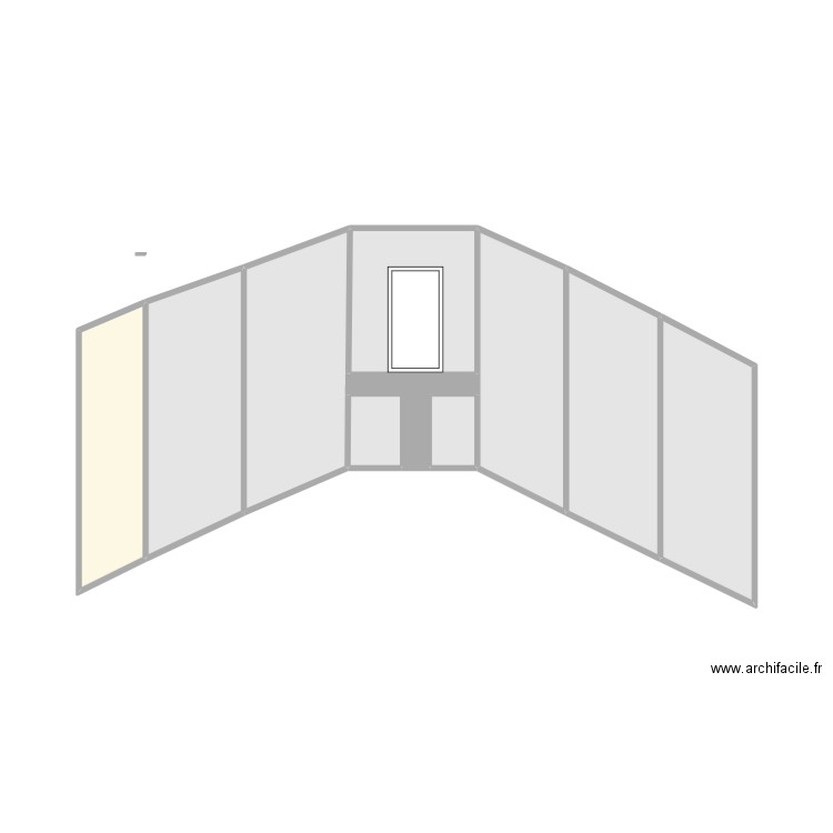 SDB calepinage option 1. Plan de 0 pièce et 0 m2