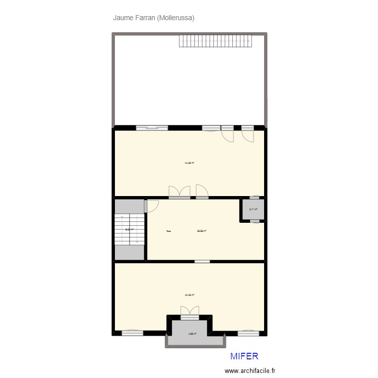 Jaume Farran  (Mollerussa). Plan de 0 pièce et 0 m2