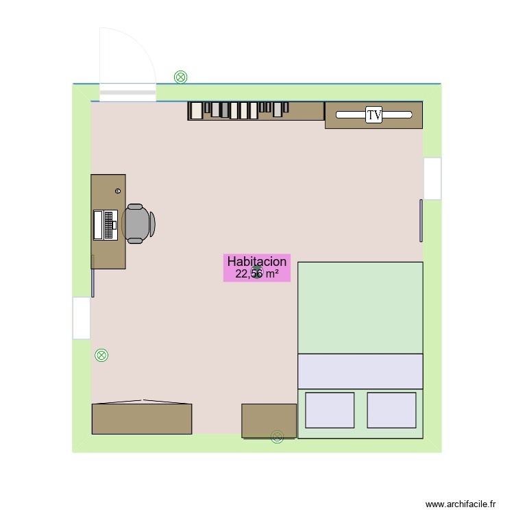 roneo. Plan de 0 pièce et 0 m2