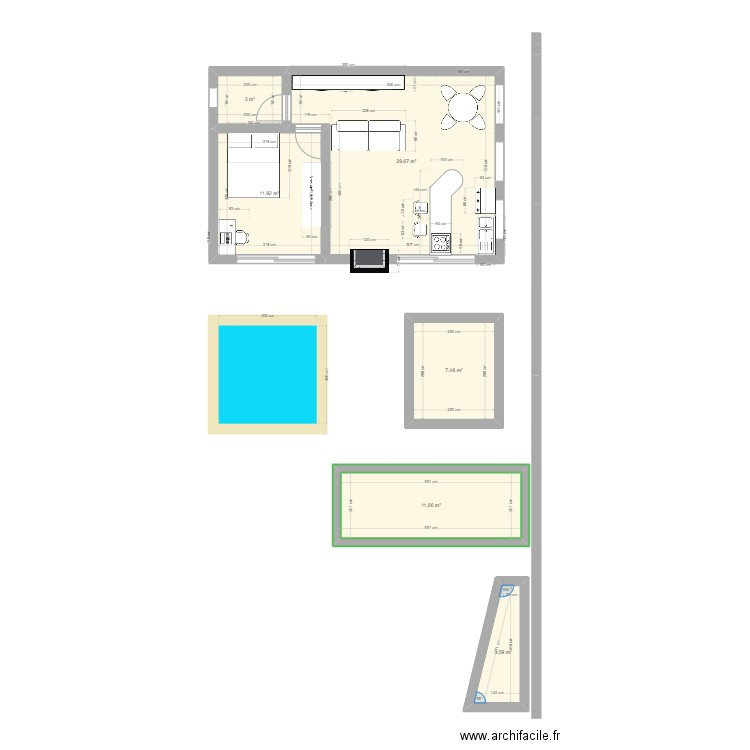 casa. Plan de 0 pièce et 0 m2
