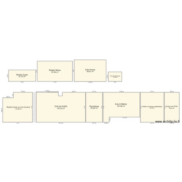 Novo Crib. Plan de 10 pièces et 911 m2