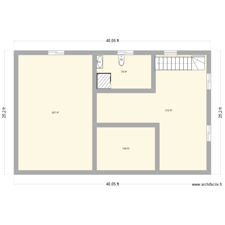 sous-sol 212 bernard. Plan de 0 pièce et 0 m2