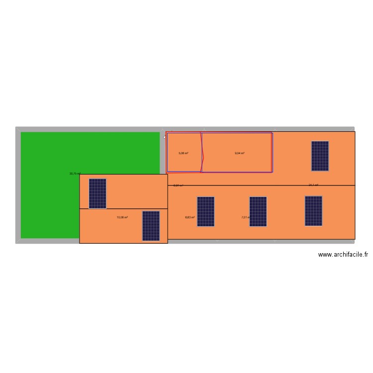 ejercicio 3 rocio. Plan de 0 pièce et 0 m2