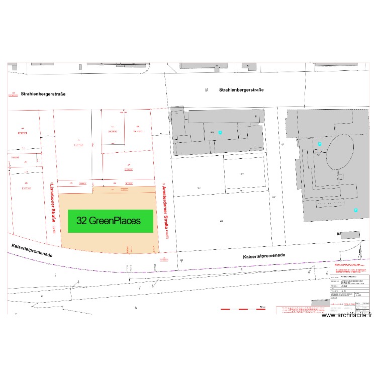 Offenbach. Plan de 0 pièce et 0 m2