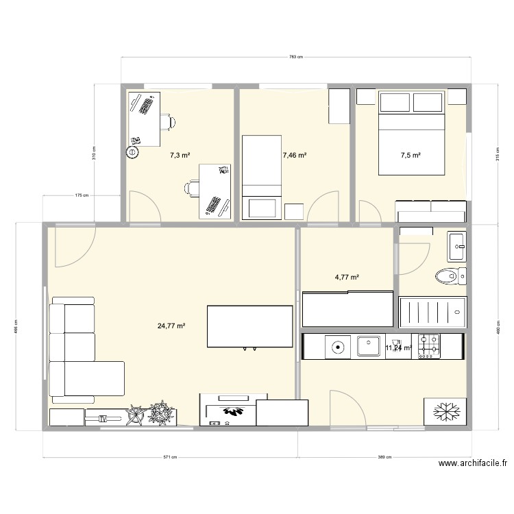 OPCIO1. Plan de 0 pièce et 0 m2