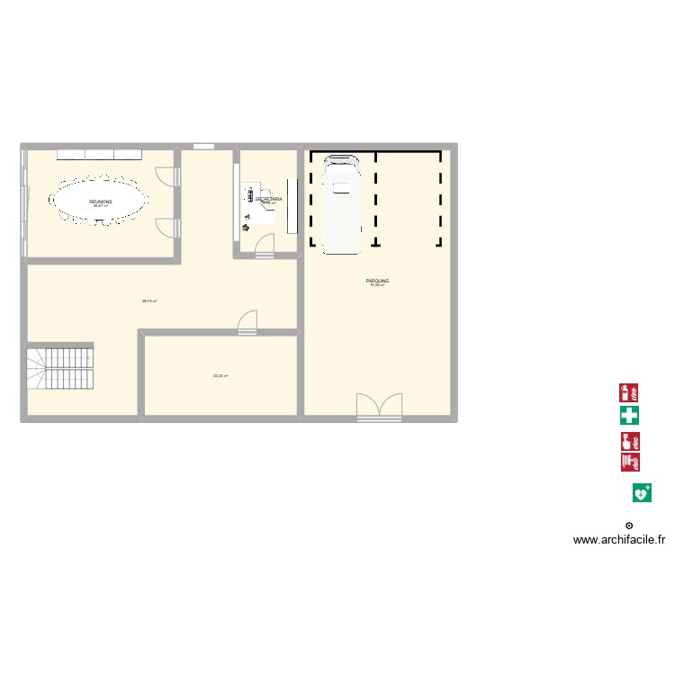 Planta baixa. Plan de 0 pièce et 0 m2 Planta baixa. Plan de 0 pièce et 0 m2