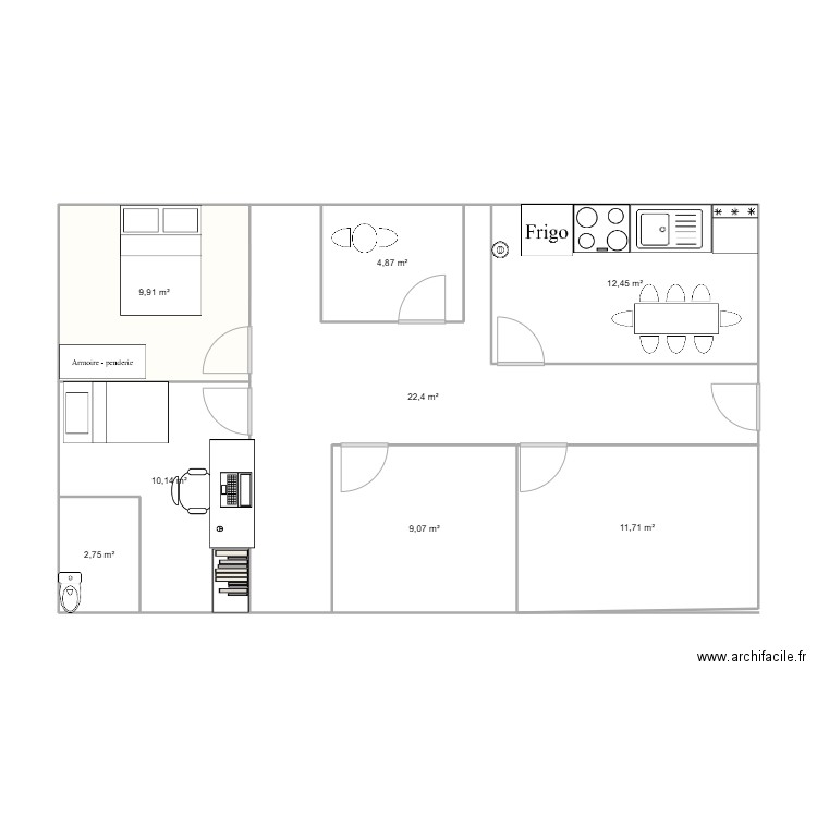casa. Plan de 0 pièce et 0 m2