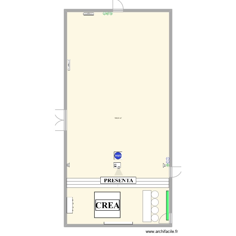 SAL&Oacute;N. Plan de 0 pièce et 0 m2