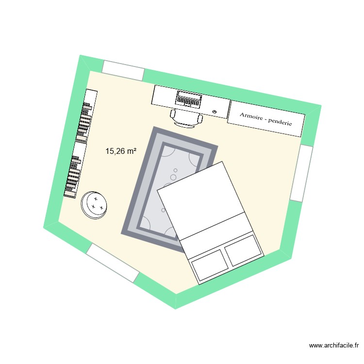 CHAMBRE LOUISE. Plan de 0 pièce et 0 m2