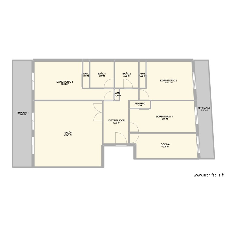 PASEO PAMPLONA. Plan de 0 pièce et 0 m2