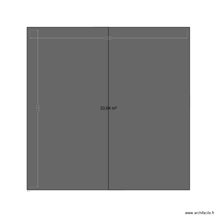 Studio room. Plan de 0 pièce et 0 m2