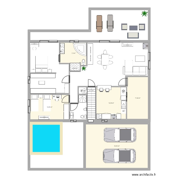 tecno. Plan de 0 pièce et 0 m2