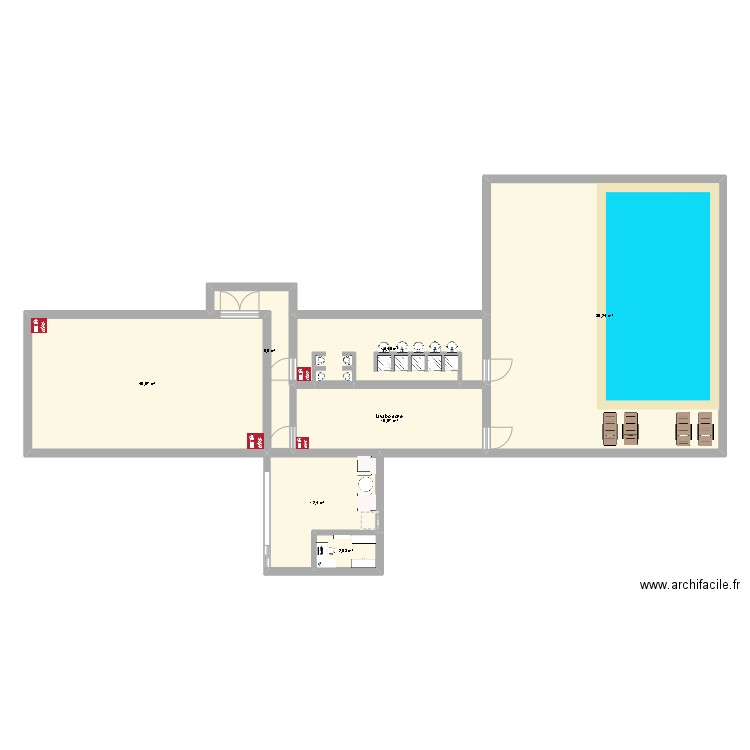 seguimiento de gym. Plan de 0 pièce et 0 m2