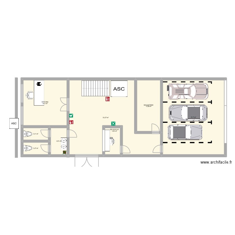 Plànol IPO Leo. Plan de 8 pièces et 158 m2