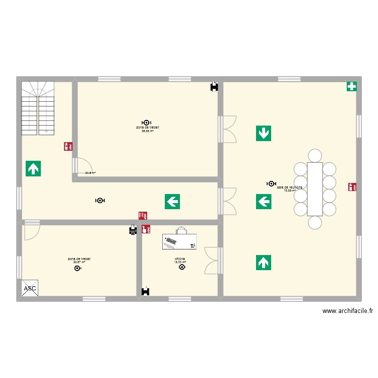 Primer piso. Plan de 0 pièce et 0 m2