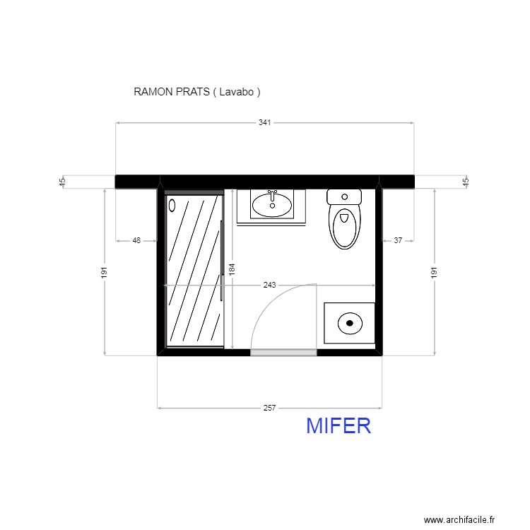 Ramon Prats ( lavabo ). Plan de 0 pièce et 0 m2