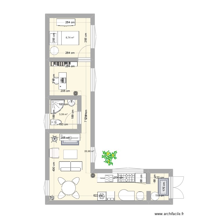 Maison L. Plan de 0 pièce et 0 m2