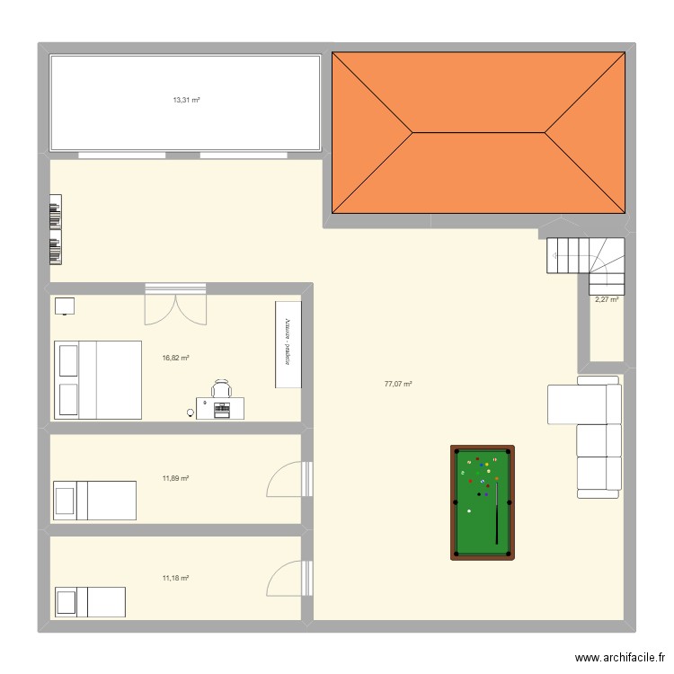House LD 2. Plan de 0 pièce et 0 m2