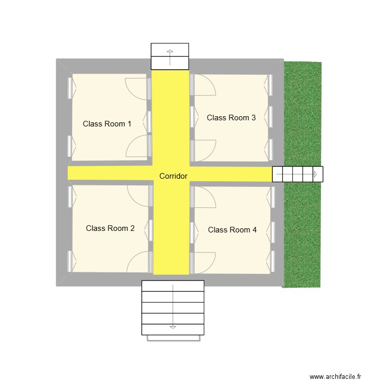 Gurgoan School. Plan de 0 pièce et 0 m2