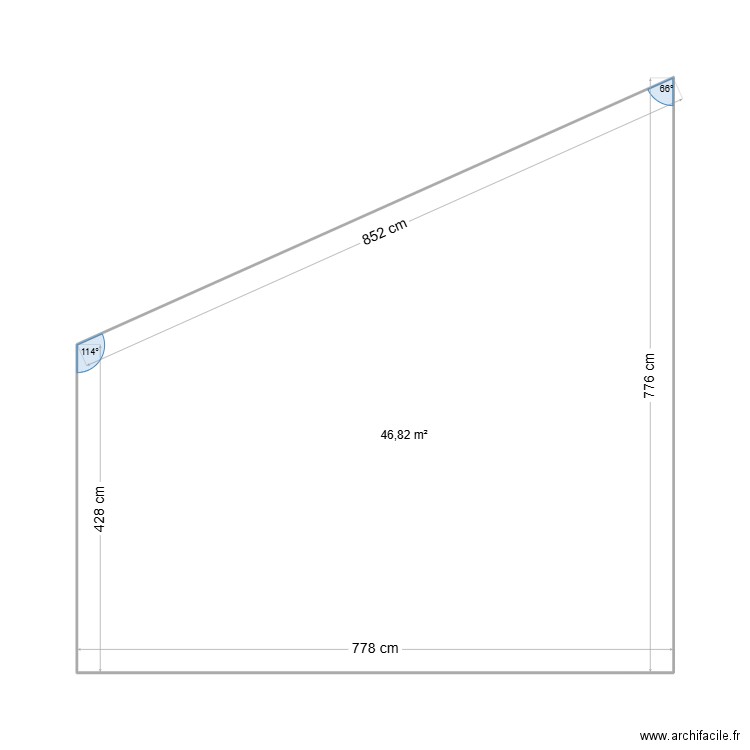 Side gite. Plan de 0 pièce et 0 m2