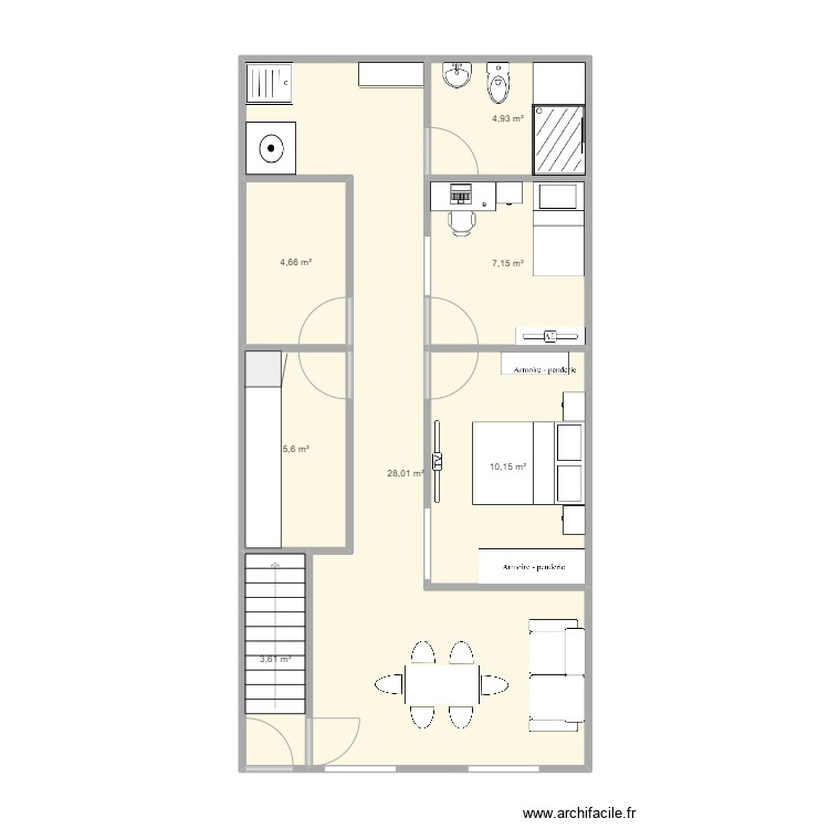 100. Plan de 0 pièce et 0 m2