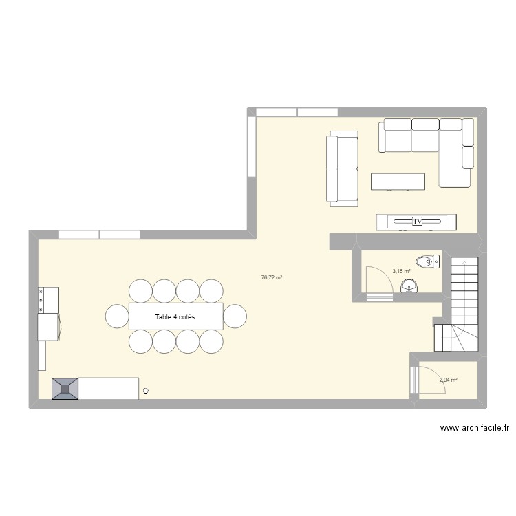 House LD 1. Plan de 0 pièce et 0 m2