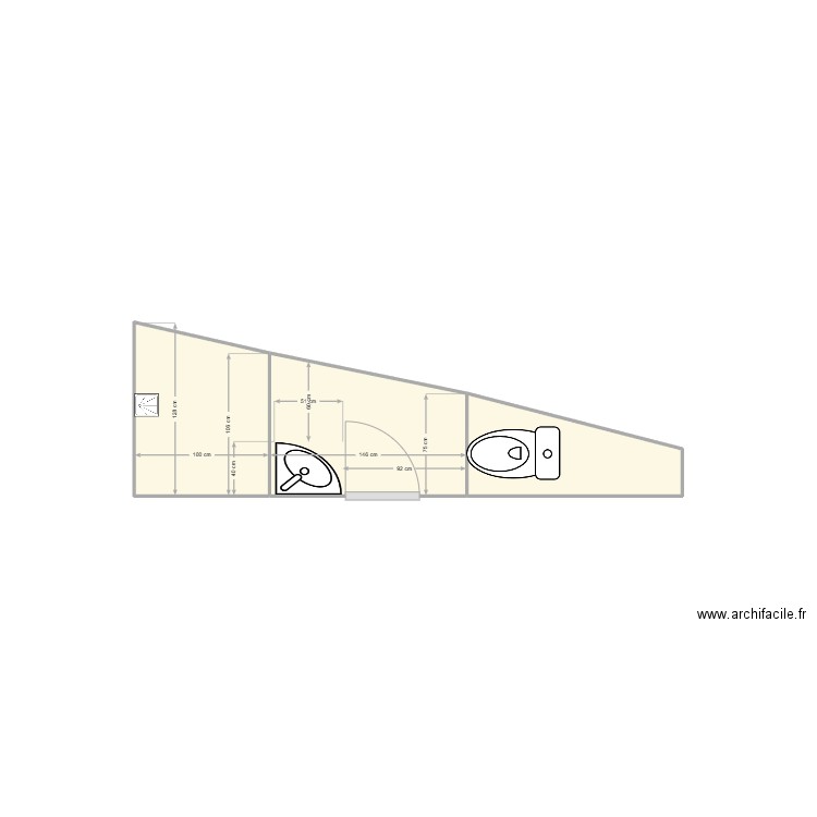 Banheiro. Plan de 0 pièce et 0 m2