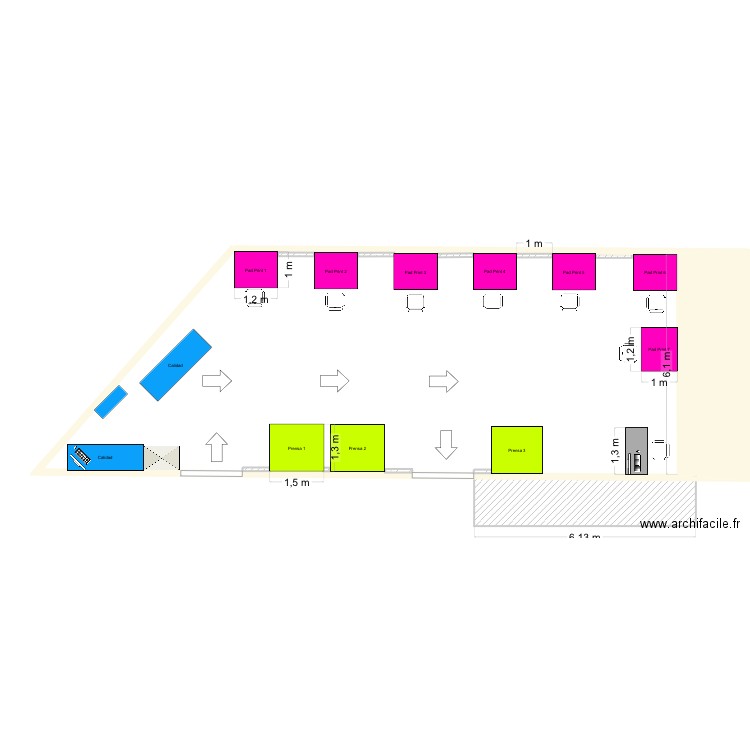 Layout. Plan de 0 pièce et 0 m2