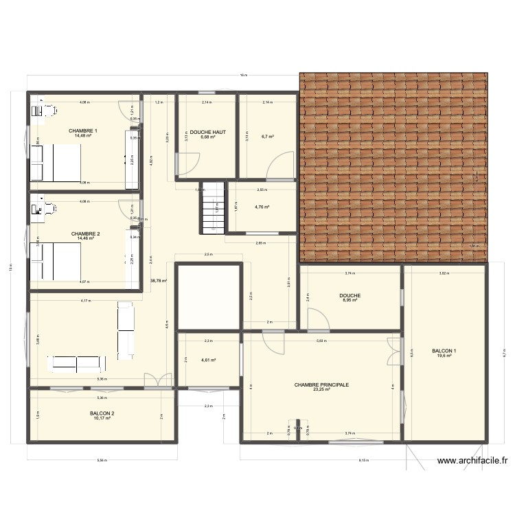 Maison Duplex Ripa *Rc + N1*. Plan de 0 pièce et 0 m2
