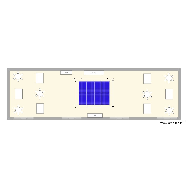 salon majadas Delux agosto. Plan de 0 pièce et 0 m2