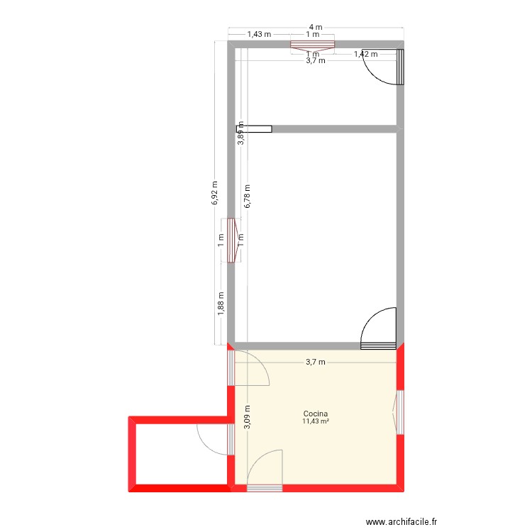Casa2. Plan de 0 pièce et 0 m2