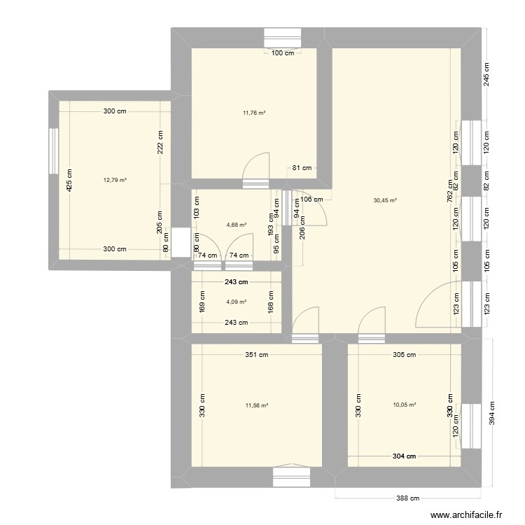 Maison Lit . Plan de 0 pièce et 0 m2