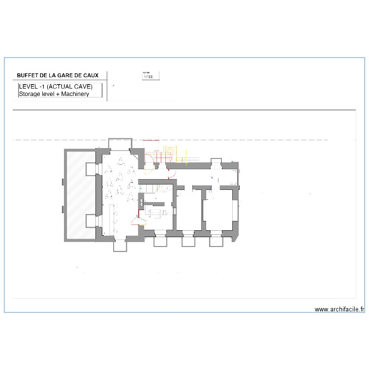 Level -1. Plan de 0 pièce et 0 m2