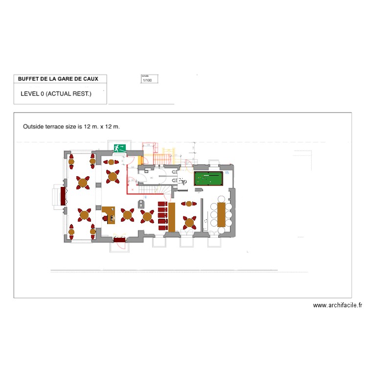 Alpine hearth restaurant. Plan de 0 pièce et 0 m2