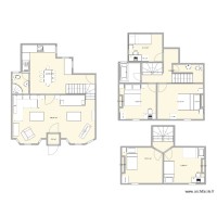 Cottage layout two storey rear extension and existing extension raised