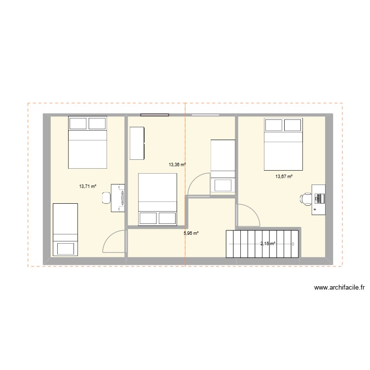 etage soulac. Plan de 0 pièce et 0 m2