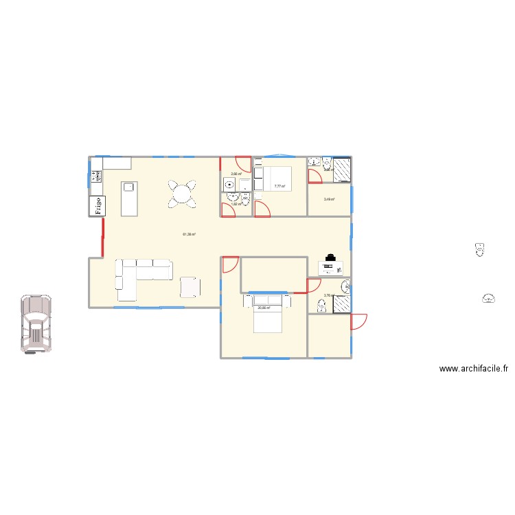 Pinos#2. Plan de 0 pièce et 0 m2