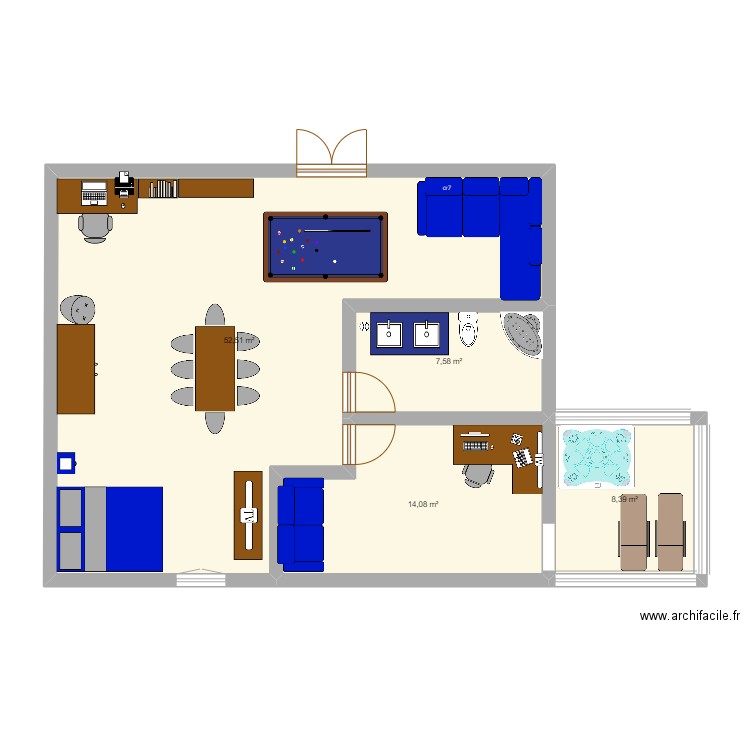 francis. Plan de 0 pièce et 0 m2