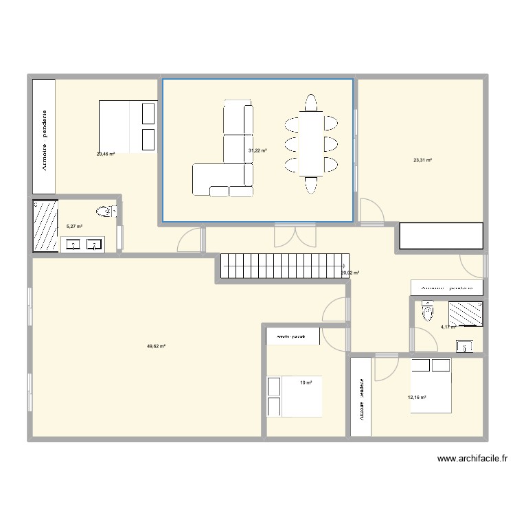 casa. Plan de 0 pièce et 0 m2